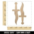 thumbnail image 2 of Daggers and Knives for a Thief or Rogue Wood Shape Unfinished Piece Cutout Craft DIY Projects - 4.70 Inch Size - 1/8 Inch Thick, 2 of 7