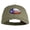 Khaki, variant on El Paso Texas Embroidered Solid Cotton Twill Low Profile Strap Cap - Khaki OSFM