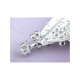 thumbnail image 5 of Christmas Joy Silver Frost Tone Crystal Rhinestone Lit Tree Ornament Pin Brooch, 5 of 5