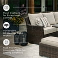 thumbnail image 6 of Signature Design by Ashley Brook Ranch Brown Outdoor Sectional - Set of 3, 6 of 7