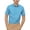 Aqua Blue, variant on Ma Croix Men's Basic Urban Slim Fit Short Sleeve Dress Shirts
