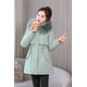 thumbnail image 1 of Chaqueta de algodón para mujer, chaqueta de algodón de plumón grueso y cálido de moda para mujer, chaqueta de algodón de longitud media a larga para mujer, ropa de abrigo para mujer, 1 of 6