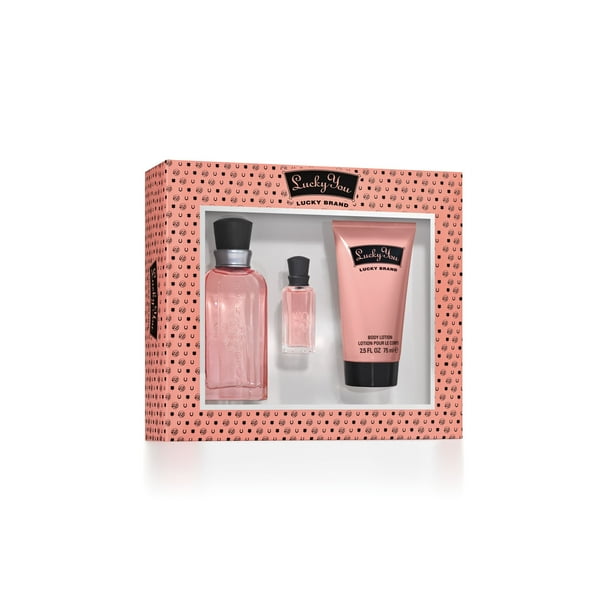 Lucky Brand Lucky You Perfume Gift Set for Women, 3 pc