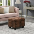 thumbnail image 3 of Pemberly Row Modern Storage Ottoman in Leopard Multi-Color Fabric, 3 of 8