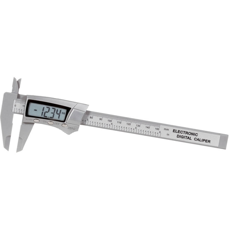 General Tools 146 Fraction Plus Digital Fractional Caliper, Carbon Fiber, 6-Inch by General