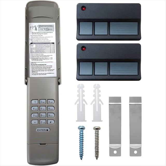 Universal Garage Door Opener Keypad, Keyless Entry Compatible Garage Door Opener Remote Learn Button Dip Switch,1*set Garage Door Opener Keypad