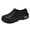 Black, variant on Chef Shoes for Women Men Non Slip Water Proof Garden Clogs Rubber Sole Kitchen Work Shoes with Arch Support Grey Size 9.5