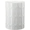 thumbnail image 2 of Safavieh Melody Lattice Indoor/Outdoor Garden Stool, Antique White, 2 of 4