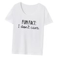 thumbnail image 4 of Camiseta para mujer Salvador Tops de verano con cuello redondo transpirable y elegante S, 4 of 9