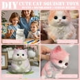 thumbnail image 3 of Squishy Kit YJPPDD Taba Squishy Cat Disfraz DIY con pintura, 3 of 7