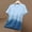 Blue, variant on Dianli Gifts Summer Cooling Ice-Sensation Gradient Short Sleeve Round Neck Performance T-Shirt Quick-Dry Breathable Lightweight Thin Athletic Tee Men's Workout Casual Athleisure