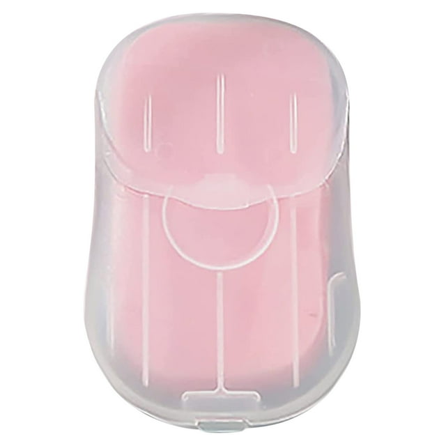 DPTALR 50PCS Disposable Hand Washing Tablet Travel Carry Toilet Soap Paper Portable