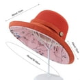 thumbnail image 5 of SPRING PARK Summer Women Sun Hat Wide Fold Up Brim Bucket Cap UV Protection Beach Wear, 5 of 8