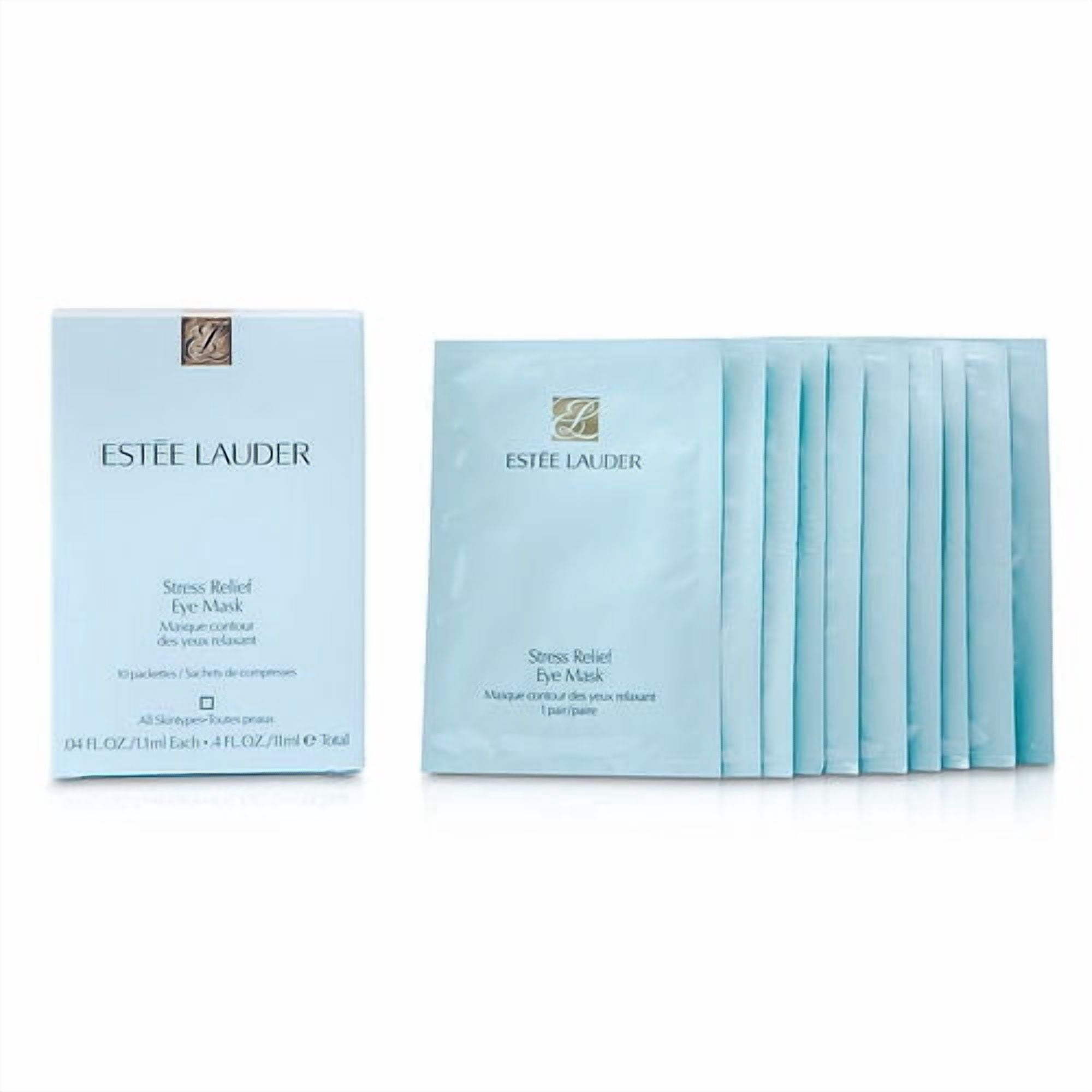 Stress Relief Eye Mask by Estee Lauder for Unisex - 10 pads Eye Mask