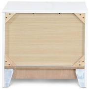 ClickDecor Hudson 2 Drawer Nightstand White