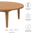 thumbnail image 4 of Brisbane 3-Piece Teak Wood Outdoor Patio Outdoor Patio Set-EEI-5834, 4 of 12