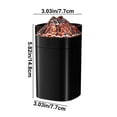 thumbnail image 3 of LACKUST Humidifiers for Bedroom,Colorful Volcano Humidifier, Super Fog Mist Spray for Small Bedroom,Black, 3 of 6