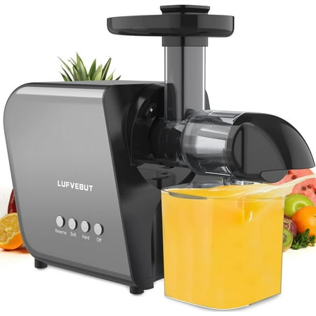 

Masticating Slow Juicer Cold Press Juicer Machines For Pomegranate Celery Orange Carrots Wheatgrass Juicer Extractor De Jugos Y Vegetales Easy To Use & Clean With Quiet Motor Reverse Function