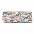thumbnail image 1 of Rose Computer Mouse Pad, Flourishing Pink Roses with Tender Spring Summer Soulful Blossoms Bridal, Rectangle Non-Slip Rubber Mousepad Large, 31" x 12", Pale Pink Green Bluegrey, by Ambesonne, 1 of 2