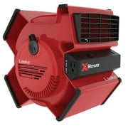 X-Blower Multi-Position Utility Blower Fan with USB Port, X12900, Red
