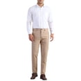 thumbnail image 2 of INSPIRE CHIC Plaid Pants for Men's Flat Front Formal Checked Patterned Chino Trousers 38 Khaki, 2 of 6