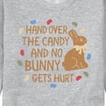 thumbnail image 3 of Instant Message - Hand Over The Candy - Men's Crew Neck Fleece Pullover, 3 of 6