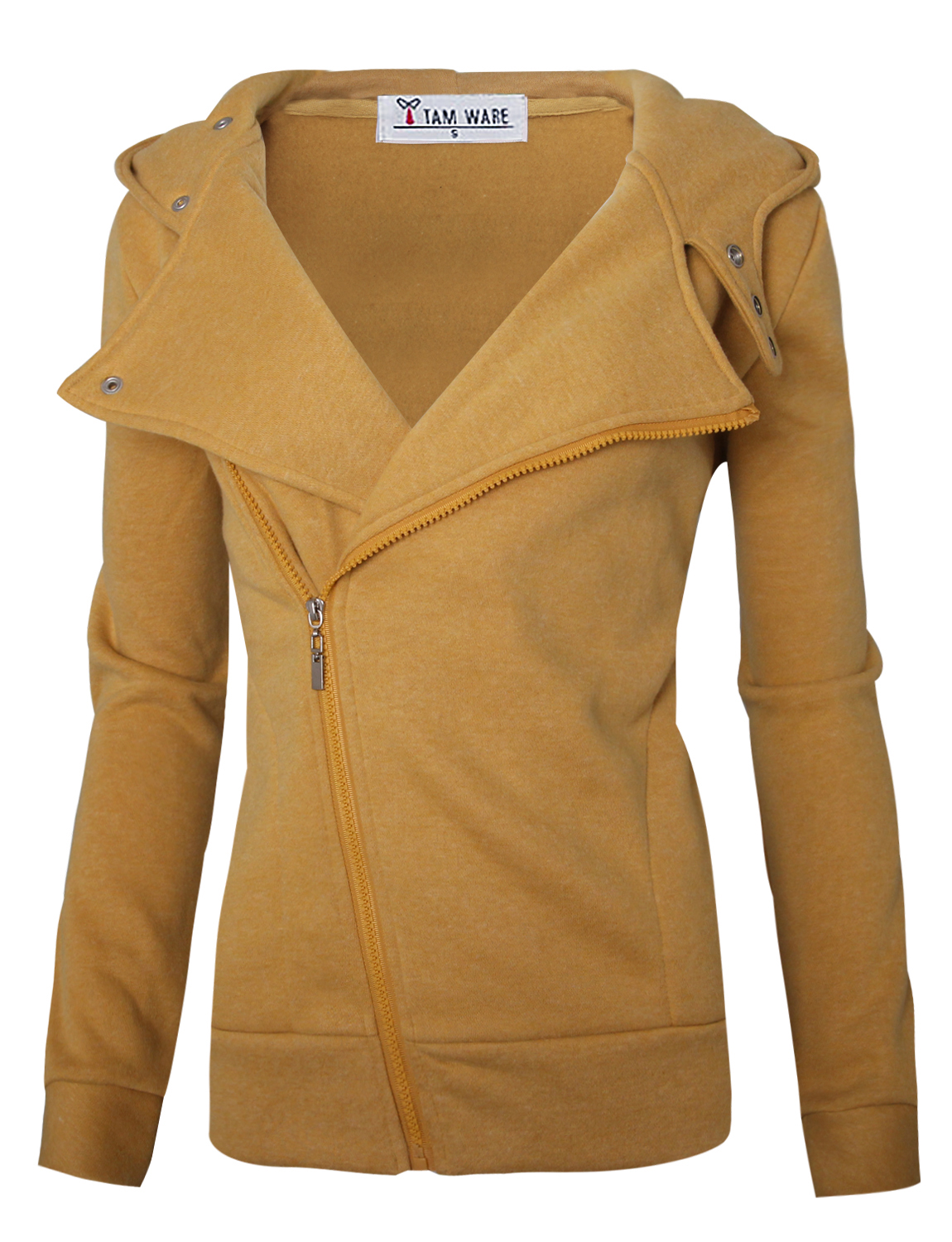 TAM WARE Women Slim fit Zipup Hoodie Jacket