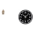 thumbnail image 1 of Colección de figuras de estatua católica de la Santísima Virgen, escultura de reloj de pared, sin , adorno de resina acrílica silencioso, adecua, 1 of 8