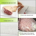 thumbnail image 3 of Duslogis 16.4ft Meat Netting Roll, Size 18 Elastic Smoked Meat Poultry Ham Netting Meat Butcher Twine Net for Meat Cooking Meat Sausage Making, 3 of 7