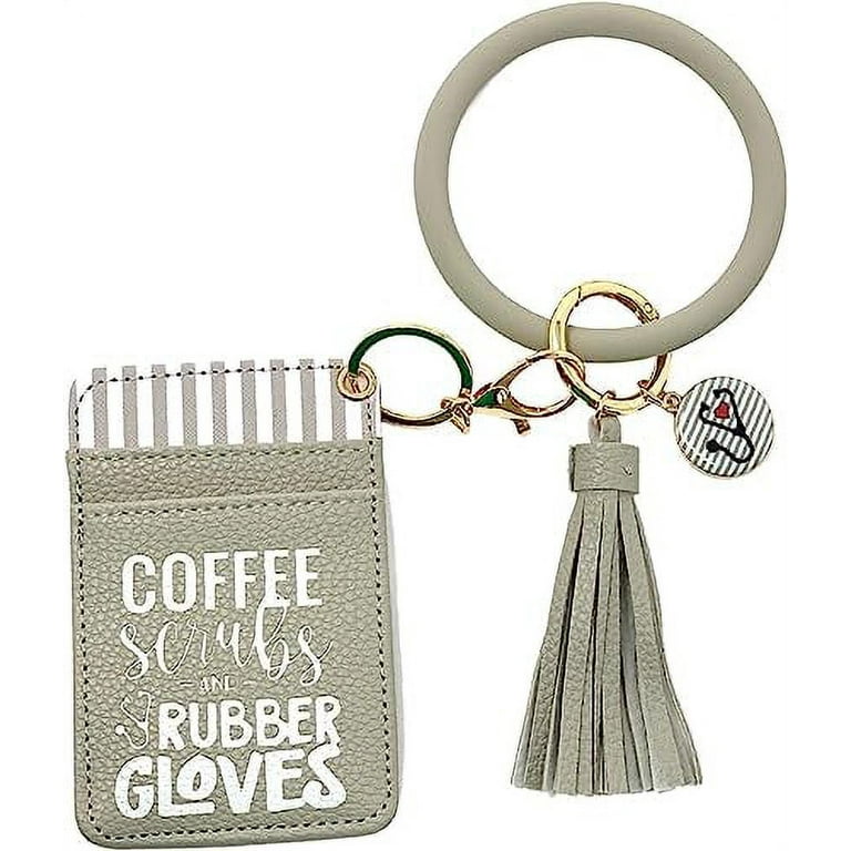 Gifts for Nurses- Cute Nurse Keychain Bracelet Wallet Wristlet