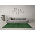 thumbnail image 3 of Ahgly Company Indoor Rectangle Abstract Emerald Green Modern Area Rugs, 8' x 12', 3 of 4