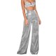 thumbnail image 1 of Pantalones de mujer, pantalones casuales de mujer, pantalones anchos con purpurina, pantalones largos rectos, estándares líderes en la industria, 1 of 7