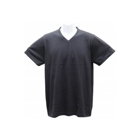 SPECIEN Young Adult Short-Sleeve V-Neck Jersey T-Shirt BLACK