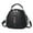 Black, variant on Small Top Handle Purse for Women Crossbody Satchel Handbag Barrel Bag Travel Shoulder Tote