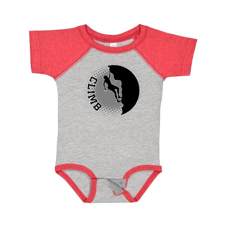 

Inktastic Rock Climbing Silhouette Boys or Girls Baby Bodysuit