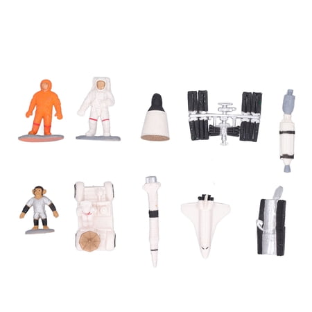 Falleo Clearance Astronaut Figure Toy Kit Kids Preschool Science Educational Space Exploration Astronaut Figurine Toy for Birthday Gift