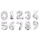 thumbnail image 1 of 16 32 pulgadas Número Globo Azul Negro Rojo Oro Plata Número Foil Globos Baby Shower Feliz cumpleaños Fiesta Globos de boda Globos Tan Jianjun unisex, 1 of 2