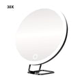 thumbnail image 3 of Guardoinrt Lighted Mirror Flexible Foldaway Shaving LED Mirror 20x, 30x magnification, Small Magnifying With Magnification Travel With Light, 3 of 6