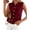 Burgundy, variant on Sweater Vest Women Casual Crewneck Loose Button Down Knit Sleeveless Cardigan Spring Clothes Summer Vest Tops