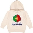 thumbnail image 2 of Inktastic I'm So Cute, I Must Be Portuguese Sunflower Toddler Hoodie, 2 of 4