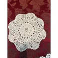 thumbnail image 5 of Set Of 3 Vintage Hand Crochet Doilies Quite Beautiful! Measured 8,5,&6 Rounds, 5 of 7