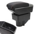 thumbnail image 4 of Armrest Box, Easy To Install Center Console Storage Box Direct Fit 7 USB Port  For Cars, 4 of 8