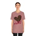 thumbnail image 3 of Cute Valentine's Day Shirt | Leopard Heart, 3 of 10