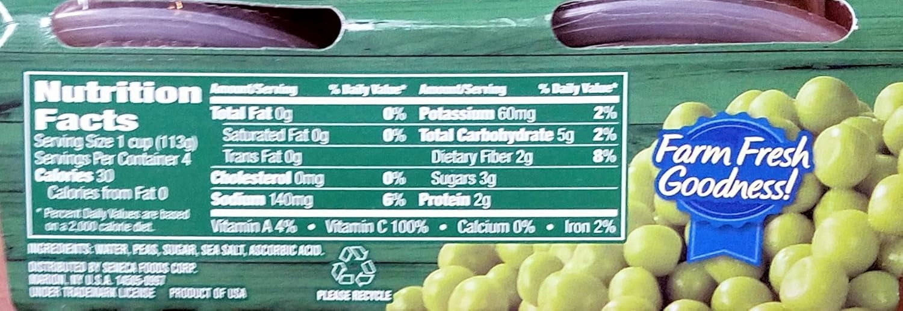 Libby's Diced Carrots, Cut Green Beans, Whole Kernel Sweet Corn, Sweet Peas - Variety Pack of 4 Microwavable Individual Cups (16 Servings Total) - Bundle