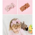 thumbnail image 4 of Coofit Bébé Filles Bandeau Doux Mignon Nylon Extensible Tête Wrap Bandeau Cheveux Arc, 4 of 5