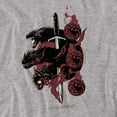 thumbnail image 2 of Game of Thrones Targaryen Dragons Women's T Shirt,Athletic Heather, Medium, 2 of 6