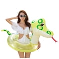 thumbnail image 2 of Mobutofu 1Pcs Inflatable Rings for Pool Adult Swimming Ring with Snake Pattern, 2 of 2