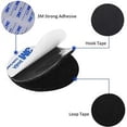 thumbnail image 3 of 3M Scratch Autocollant Double Face Extra Fort, Noir Bande Auto-Adhésif Réutilisable Rond 5cm Adhésif Double Face Puissant pour Bricolage/Cadre Photos, 20 Pcs, 3 of 5