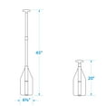 thumbnail image 5 of Seachoice 71100 Orange 25" to 45" Telescoping Paddle, 5 of 5