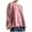 Sweater 383# Pink, variant on oqasdz Womens Sweaters Round Neck Cotton Linen Solid Color Thin Long Sleeve Breathable Fall Retro Fashion Tops Casual Versatile